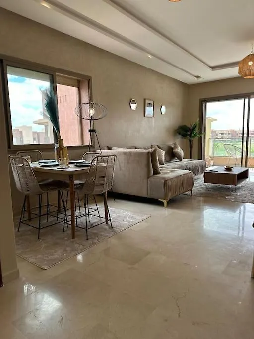 Apartment Prestigia Golf City & Pool 2 Bedroom Luxury Comforts Marrakesh