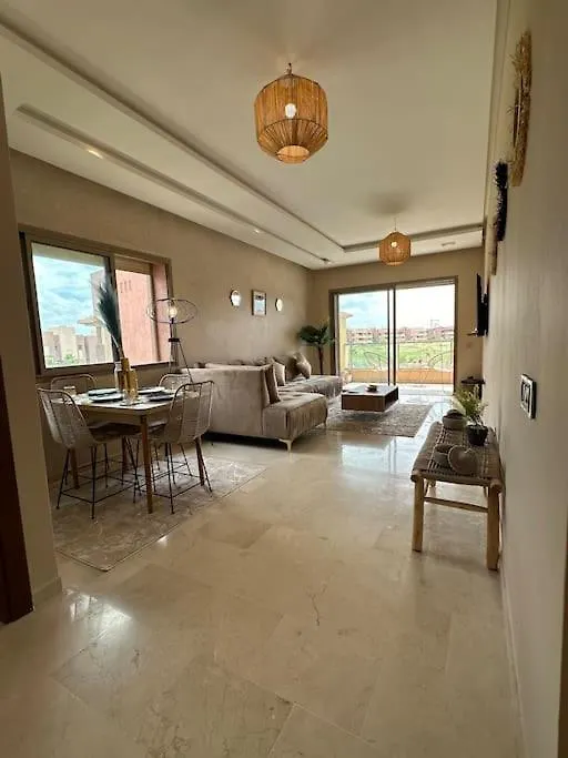 Apartment Prestigia Golf City & Pool 2 Bedroom Luxury Comforts Marrakesh