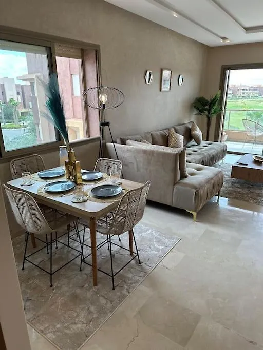 Apartment Prestigia Golf City & Pool 2 Bedroom Luxury Comforts Marrakesh