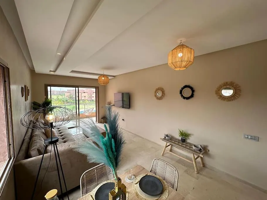Apartment Prestigia Golf City & Pool 2 Bedroom Luxury Comforts Marrakesh