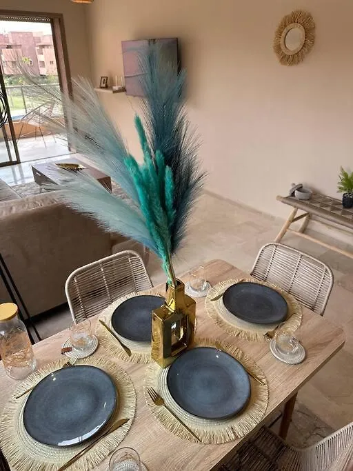 Apartment Prestigia Golf City & Pool 2 Bedroom Luxury Comforts Marrakesh